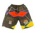 ZC Support Black Businesses "KENTE" Windbreaker Shorts
