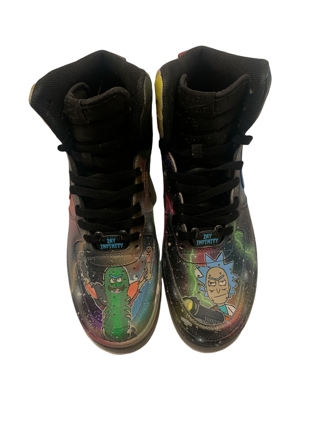 “Rick & Morty” Airforce 1 Customs by ZAY (EXCLUSIVE)