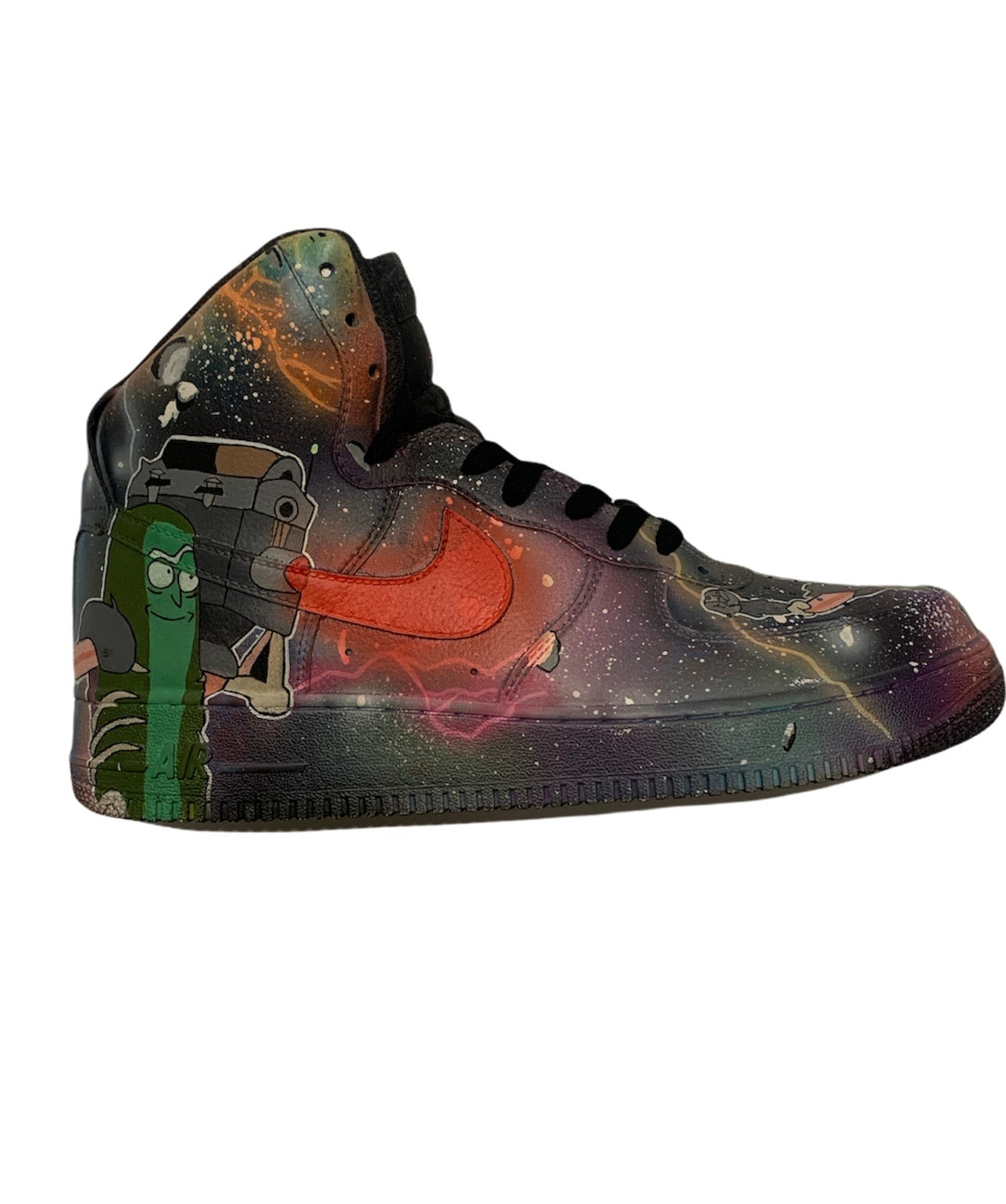 “Rick & Morty” Airforce 1 Customs by ZAY (EXCLUSIVE)