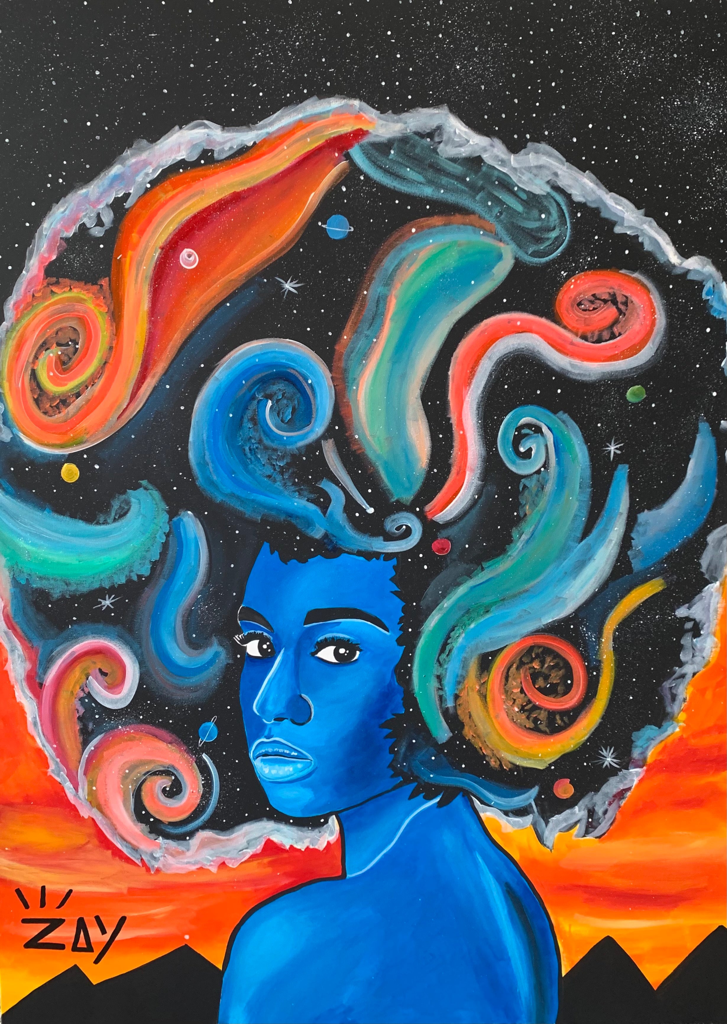 “Ms. Universe” Paper Print